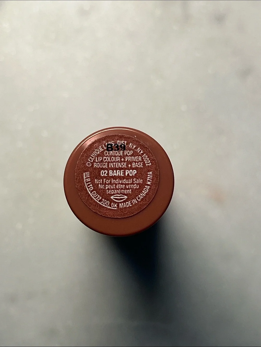 Clinique Pop Longwear Lipstick - Bare Pop